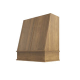 Brooklyn Fawn Angled Hood with Strapping Flat Trim - 30" W x 30" H