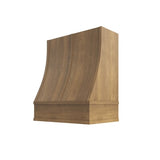 Brooklyn Fawn Sloped Hood with Strapping Flat Trim - 30" W x 30" H