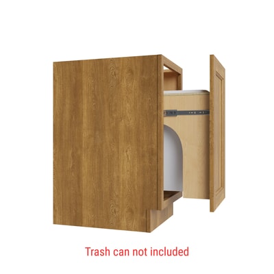 Brooklyn Fawn Trash Can Base w/ Full Ht Door - 18" W