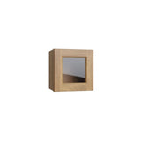 Brooklyn Fawn 15" Wall Stacking Cabinets with Glass