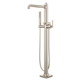 Hillstone Tub Filler with Handshower in Polished Nickel