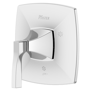 Holliston Diverter Valve Trim in Polished Chrome