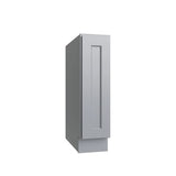 Brooklyn Gray Single Door Full Height Base Cabinet - 9" W