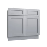 Brooklyn Gray Double Door Standard Base Cabinet - 30" W