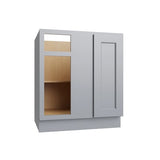 Brooklyn Gray Blind Base Cabinet for 36" to 39" Space - 30" W
