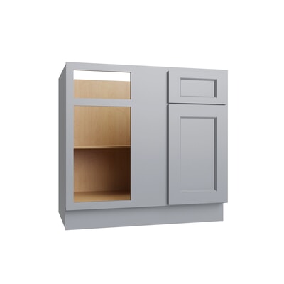 Brooklyn Gray Blind Base Cabinet for 42" to 45" Space - 36" W