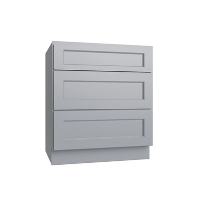 Brooklyn Gray Drawer Base Cabinet - 24" W