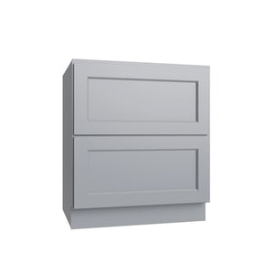 Brooklyn Gray 2 Drawer Base Cabinet - 36