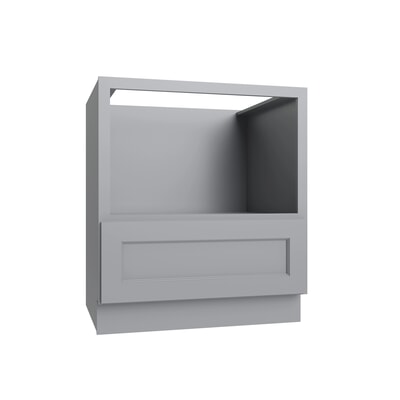 Brooklyn Gray Microwave Base Cabinet - 24" W