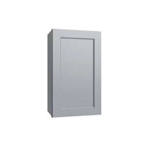 Brooklyn Gray Single Door Wall Cabinet - 15