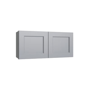 Brooklyn Gray Double Door Wall Cabinet - 33