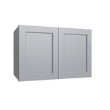 Brooklyn Gray Deep Wall Cabinet - 33" W x 18" H x 24" D