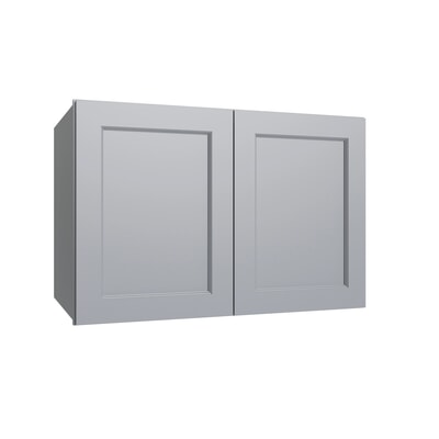 Brooklyn Gray Deep Wall Cabinet - 36" W x 24" H x 24" D