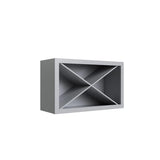 Brooklyn Gray Wine Rack - 30" W x 18" H x 12" D