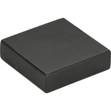 Atlas Homewares Thin Square Knob 1 1/4 Inch Modern Bronze