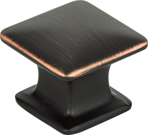 Atlas Homewares Alcott Square Knob 1 1/4 Inch Venetian Bronze