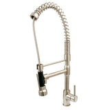 Kingston Brass KS8978DL Concord Single-Handle Pre-Rinse Kitchen Faucet, Brushed Nickel