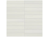 Anatolia Tile 1X6 Zera Annex Matte Bianco Stacked Mosaic. 1 Sheet = .96 Sq. Ft. 4501-0301-1 Bianco 1x6 - premium natural stone mosaic tile from Anatolia Tile, available at PoshHaus showroom in Keene, NH