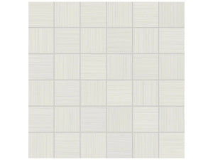 Anatolia Tile 2X2 Zera Annex Bianco Matte 36 Piece Porcelain Mosaics. 1 Sheet = .96 Sq. Ft. 4501-0302-1 (69-684) Bianco 2x2 - premium natural stone mosaic tile from Anatolia Tile, available at PoshHaus showroom in Keene, NH