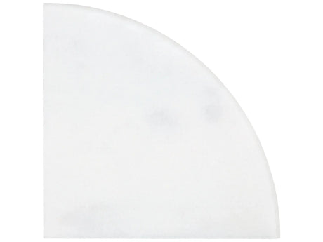Anatolia Tile 9X9 Corner Shelf Bianco Venatino Honed Marble Stone Shelf 33-035  - premium natural stone mosaic tile from Anatolia Tile, available at PoshHaus showroom in Keene, NH