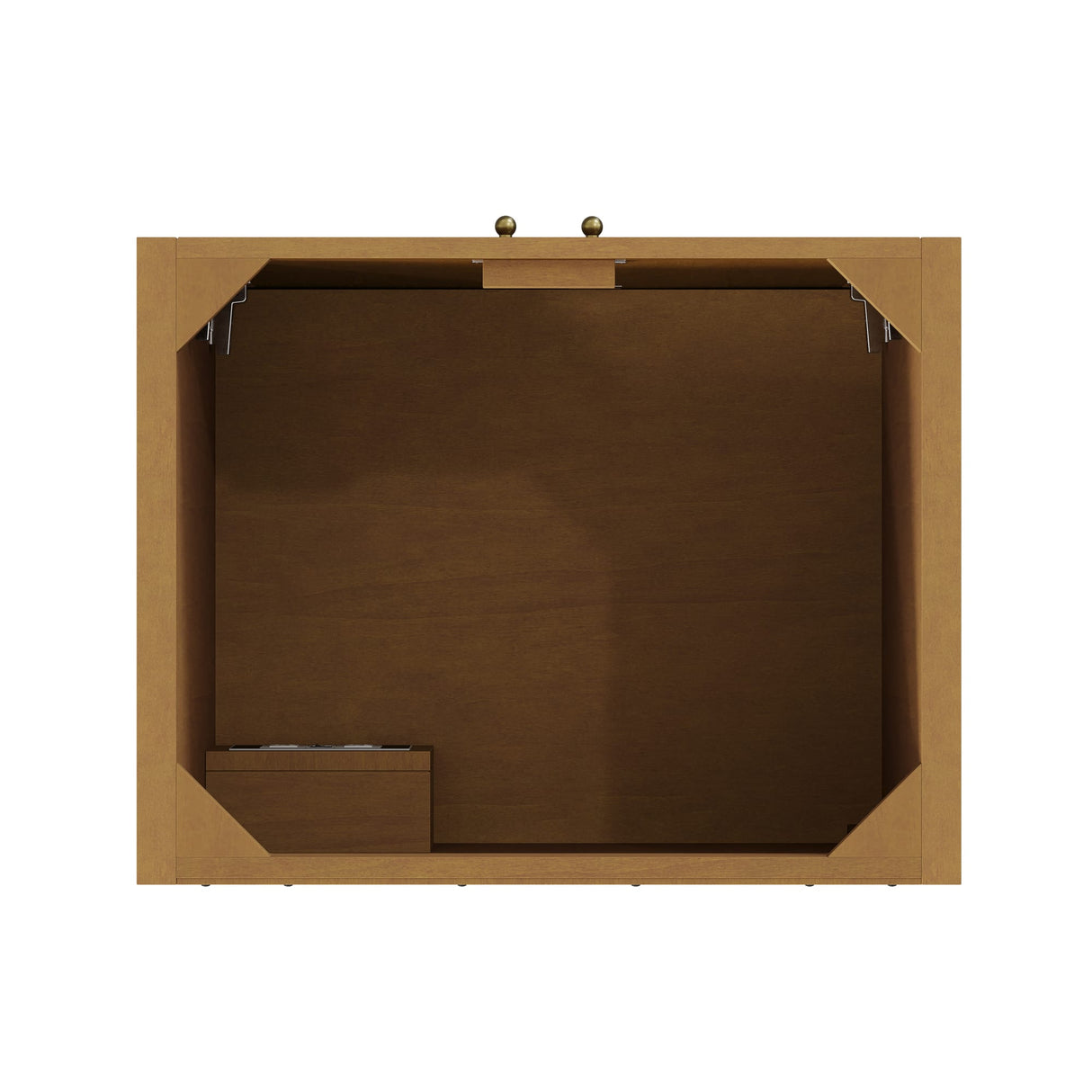 Hudson 30" Single Vanity, Honey Oak w/ 3 CM Charcoal Soapstone Silestone Top
