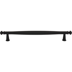 Top Knobs TK3197 Coddington Appliance Pull 12 Inch Center to Center - Flat Black