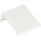 Atlas Homewares Tab Edge Pull 1 1/4 Inch (c-c) High White Gloss