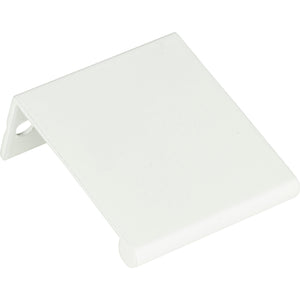 Atlas Homewares Tab Edge Pull 1 1/4 Inch (c-c) High White Gloss