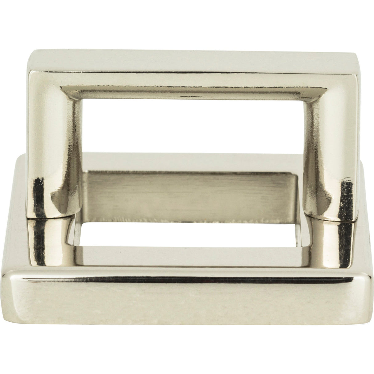 Atlas Homewares Tableau Square Base and Top 1 7/16 Inch (c-c) Polished Nickel