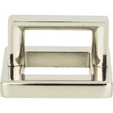 Atlas Homewares Tableau Square Base and Top 1 7/16 Inch (c-c) Polished Nickel