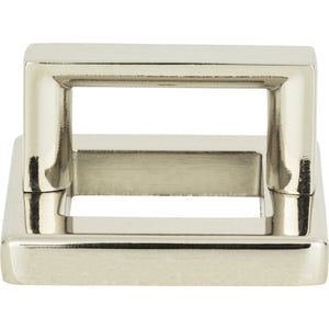 Atlas Homewares Tableau Square Base and Top 1 7/16 Inch (c-c) Polished Nickel