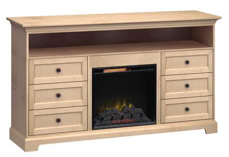 Howard Miller 72" Wide / 41" Extra Tall Fireplace Console FT72E