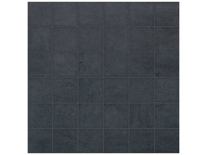 Anatolia Tile 2X2 Matte Black Cinq 36 Piece Ceramic Mosaics. 1 Sheet = 1.16 Sq. Ft. 4001-0006-0 (46-192) Black 2x2 - premium natural stone mosaic tile from Anatolia Tile, available at PoshHaus showroom in Keene, NH