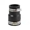 1-1/2 in. x 1-1/4 in. PVC Flexible Reducing Coupling with Stainless Steel Clamps