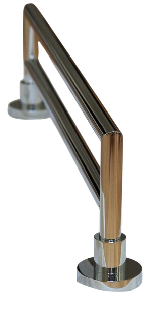 Blu Y1T9902 18 inch dual towel bar chrome