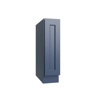 Brooklyn Midnight Single Door Full Height Base Cabinet - 9" W
