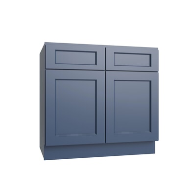 Brooklyn Midnight Double Door Standard Base Cabinet - 36" W