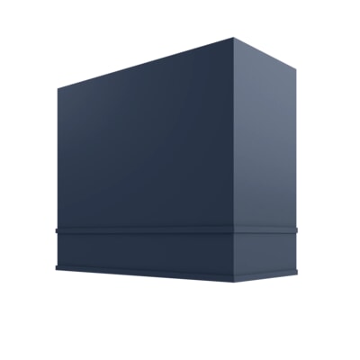 Brooklyn Midnight Box Hood Block Trim - 42" W x 30" H