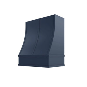 Brooklyn Midnight Sloped Hood with Strapping Flat Trim - 30" W x 30" H