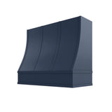 Brooklyn Midnight Sloped Hood with Strapping Flat Trim - 42" W x 30" H