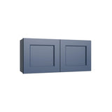 Brooklyn Midnight Double Door Wall Cabinet - 30" W x 18" H