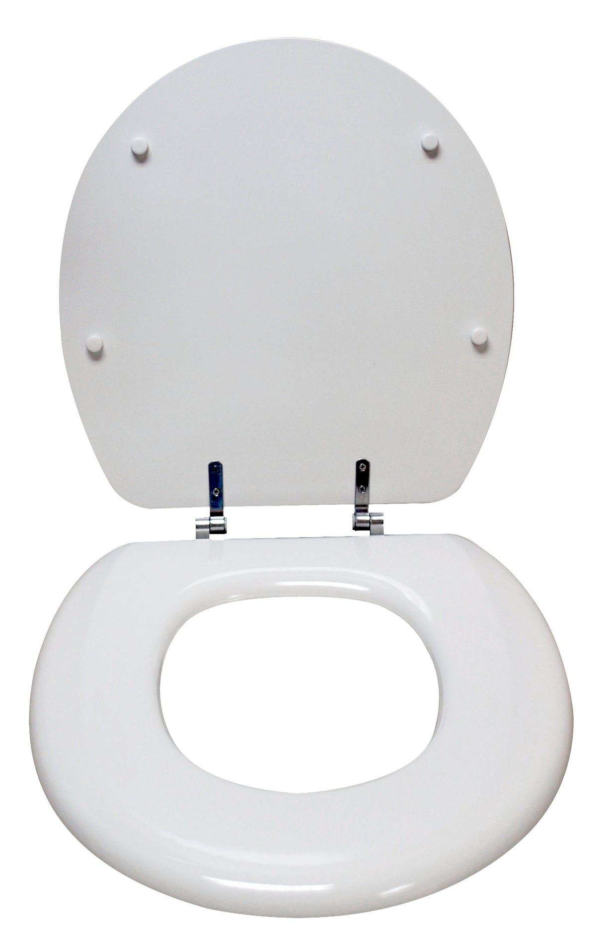 ANZZI T1-AZ301WH XL COMFORT Round Closed Toilet Seat in White