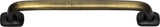 Atlas Homewares Distressed Pull 5 1/16 Inch (c-c) Antique Bronze