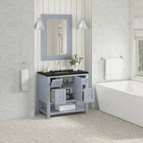 Breckenridge 36" Single Vanity, Serenity Blue, w/ 3 CM Phantome Eclos Top