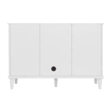 Lorelai 48" Single Vanity, Bright White w/ 3 CM Victorian Silver Silestone Top