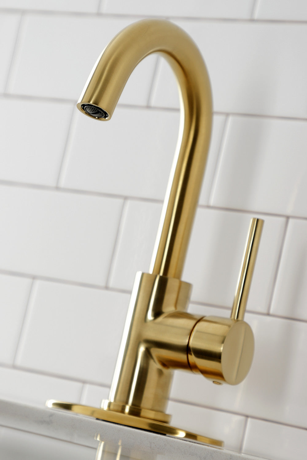 Kingston Brass LS8533DL Concord Single-Handle Bar Faucet, Brushed Brass