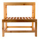ALFI brand AB4402 20" Double Wooden Stepping Stool Multi-Purpose Accessory