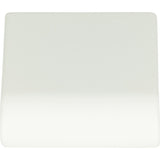 Atlas Homewares Round Rail Knob 1 1/8 Inch High White Gloss