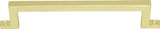 Atlas Homewares Campaign Bar Pull 5 1/16 Inch (c-c) Polished Brass