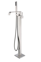 ANZZI FS-AZ0044BN Angel 2-Handle Claw Foot Tub Faucet with Hand Shower in Brushed Nickel